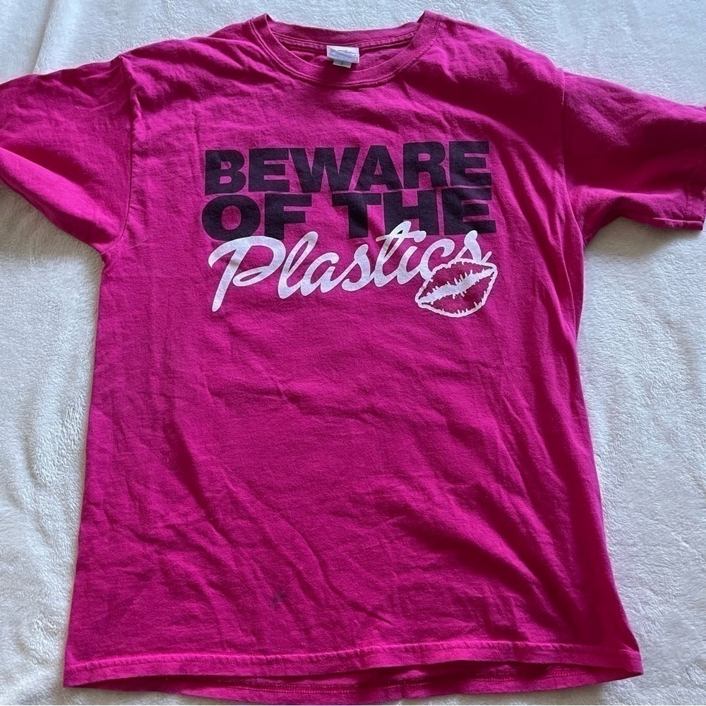 Cheerupdates worlds tshirt 2014  Beware Of The Plastics 💋 YXL / Adult Small
